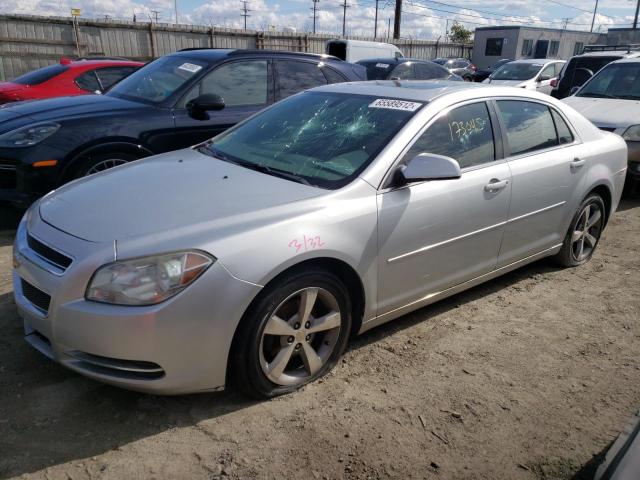 1G1ZC5EU4BF350019 - 2011 CHEVROLET MALIBU 1LT ვერცხლისფერი ფოტო 2