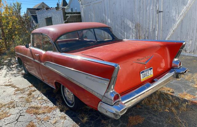 C578230769 - 1957 CHEVROLET BEL AIR ORANGE photo 3