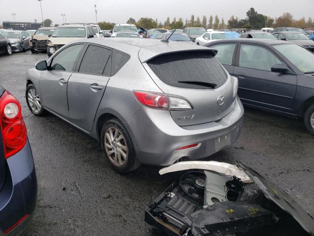 JM1BL1M89C1697916 - 2012 MAZDA 3 I GRAY photo 3