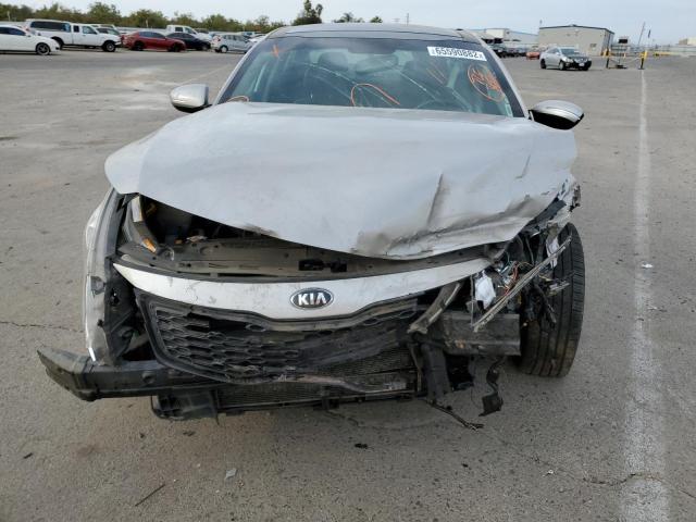 KNAGM4AD9D5057976 - 2013 KIA OPTIMA HYB GRAY photo 9