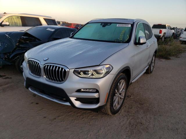 5UXTR7C57KLF28351 - 2019 BMW X3 SDRIVE3 SILVER photo 2