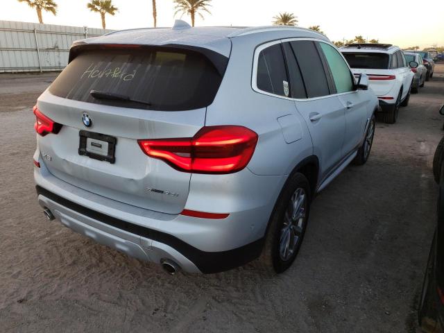 5UXTR7C57KLF28351 - 2019 BMW X3 SDRIVE3 SILVER photo 4
