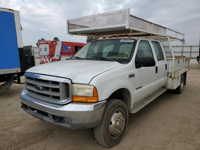 1FDXW46F9YED03868 - 2000 FORD F450 SUPER WHITE photo 2