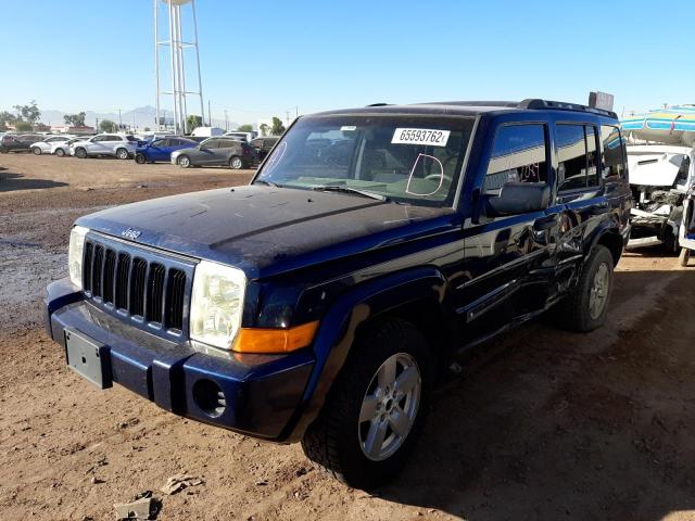1J8HG48KX6C220144 - 2006 JEEP COMMANDER 蓝色 照片 2