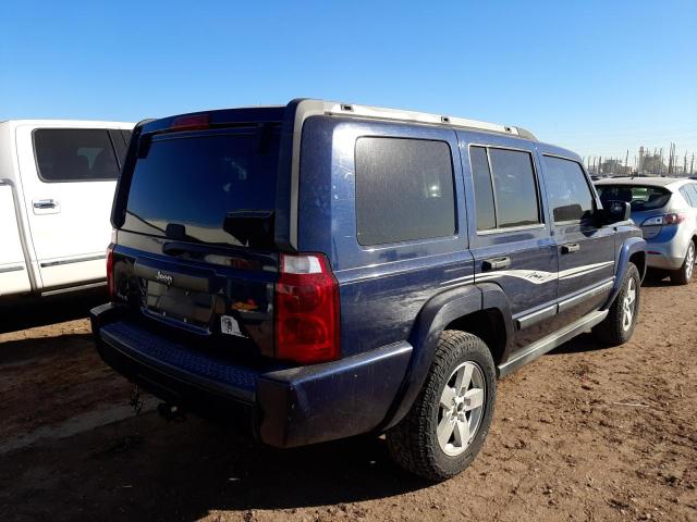 1J8HG48KX6C220144 - 2006 JEEP COMMANDER 蓝色 照片 4