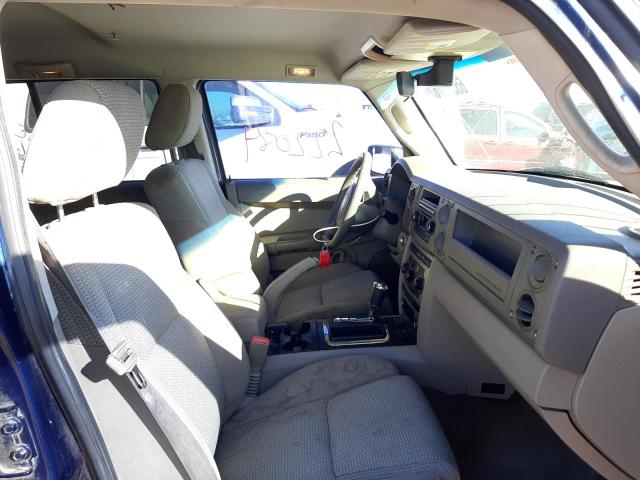 1J8HG48KX6C220144 - 2006 JEEP COMMANDER 蓝色 照片 5