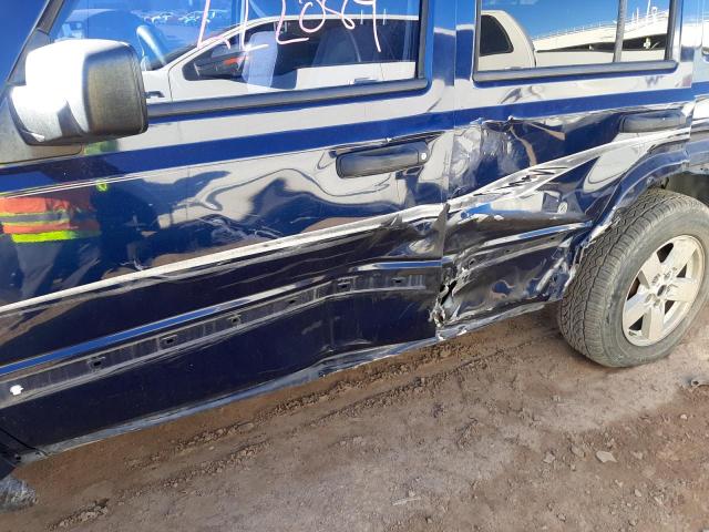 1J8HG48KX6C220144 - 2006 JEEP COMMANDER 蓝色 照片 9