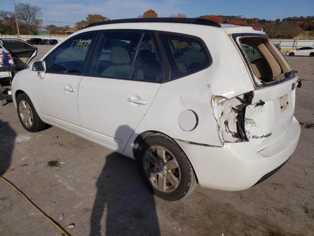 KNAFG526387126017 - 2008 KIA RONDO LX WHITE photo 3