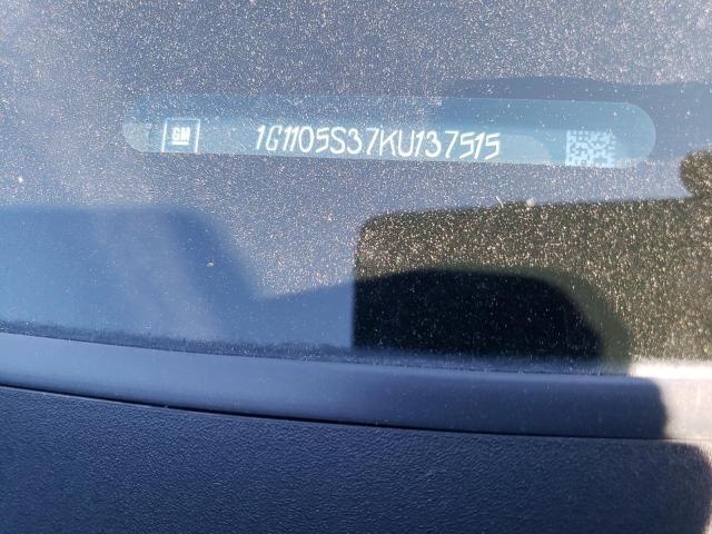 1G1105S37KU137515 - 2019 CHEVROLET IMPALA PRE შავი ფოტო 10