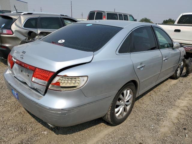 KMHFC46F98A298716 - 2008 HYUNDAI AZERA SE SILVER photo 4