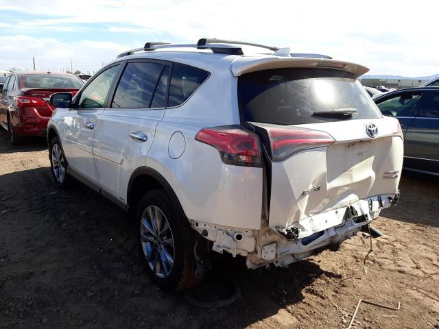 JTMDJREV7GD016304 - 2016 TOYOTA RAV4 HV LI WHITE photo 3