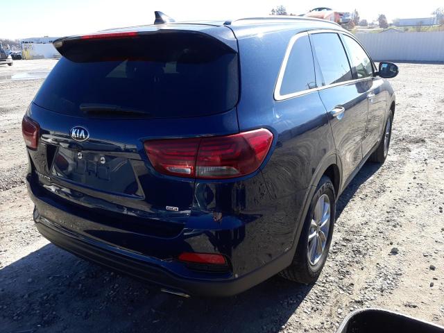 5XYPGDA3XKG520651 - 2019 KIA SORENTO L BLUE photo 4