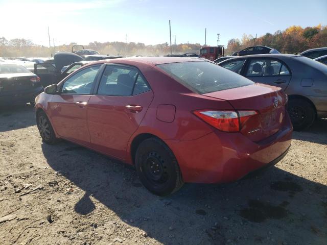 2T1BURHE6FC372085 - 2015 TOYOTA COROLLA L RED photo 3