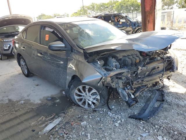 3N1AB7AP8JY213579 - 2018 NISSAN SENTRA S GRAY photo 1