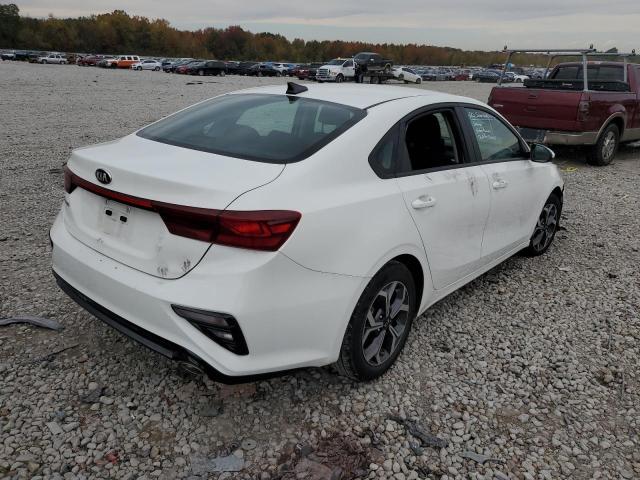 3KPF24AD5LE212594 - 2020 KIA FORTE FE WHITE photo 4