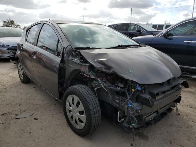 JTDKDTB37E1565479 - 2014 TOYOTA PRIUS C GRAY photo 1