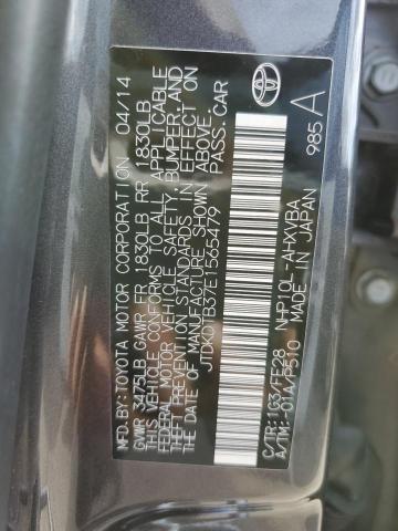 JTDKDTB37E1565479 - 2014 TOYOTA PRIUS C GRAY photo 10