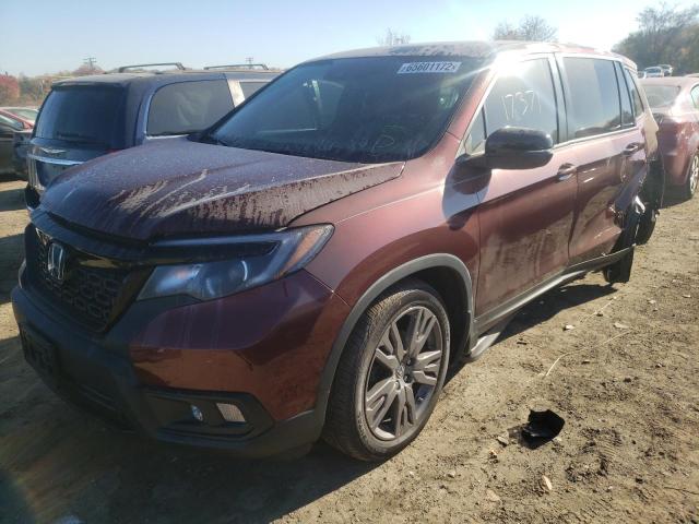 5FNYF8H58LB018350 - 2020 HONDA PASSPORT E 勃艮第红 照片 2