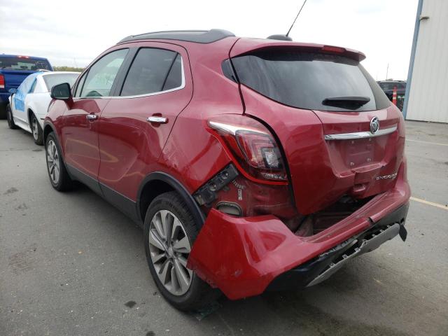 KL4CJESB6KB793943 - 2019 BUICK ENCORE PRE RED photo 3