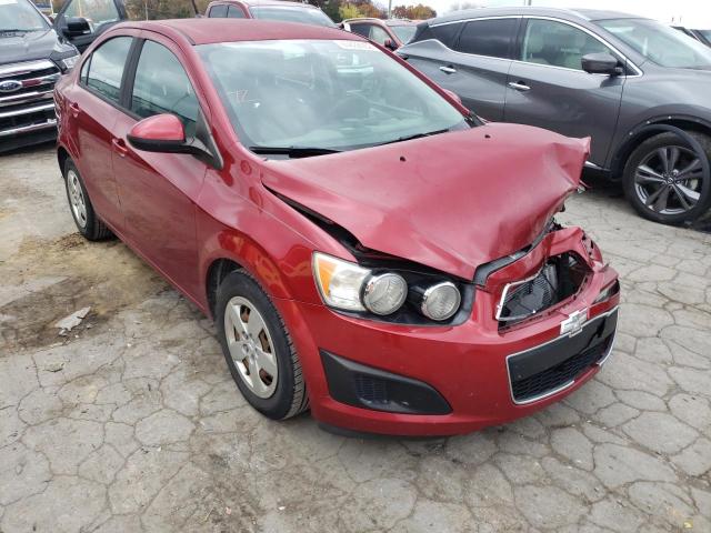 1G1JA5SH7E4159558 - 2014 CHEVROLET SONIC LS BURGUNDY photo 1