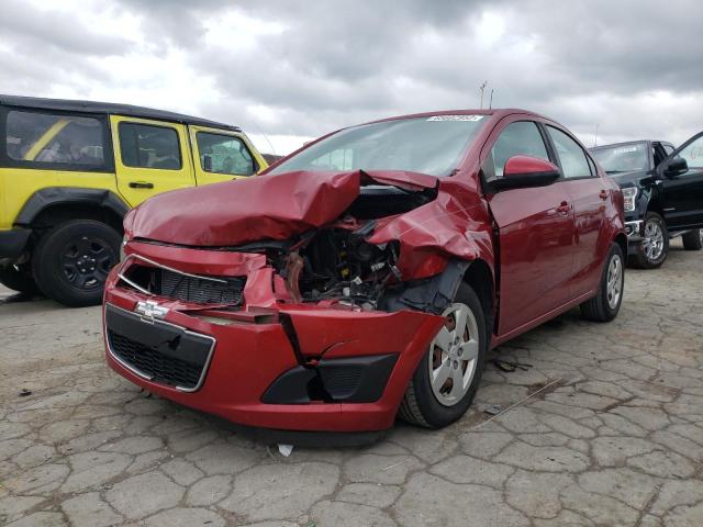 1G1JA5SH7E4159558 - 2014 CHEVROLET SONIC LS BURGUNDY photo 2