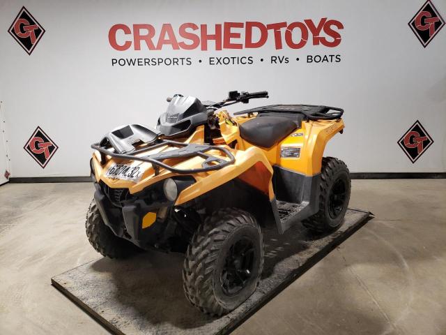 3JBLGAR41JJ002864 - 2018 CAN-AM OUTLANDER ORANGE photo 2