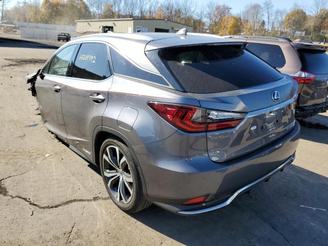 2T2HGMDA6LC055194 - 2020 LEXUS RX 450H GRAY photo 3