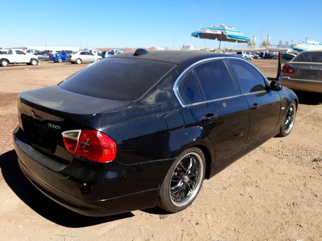 WBAVB33546PS13068 - 2006 BMW 330 I BLACK photo 4