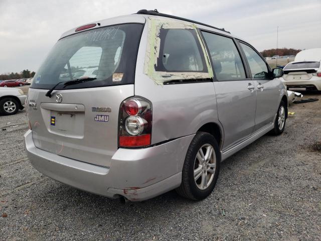 JM3LW28J560569740 - 2006 MAZDA MPV WAGON SILVER photo 4