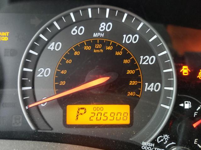 1NXBU4EEXAZ364005 - 2010 TOYOTA COROLLA BA GRAY photo 8