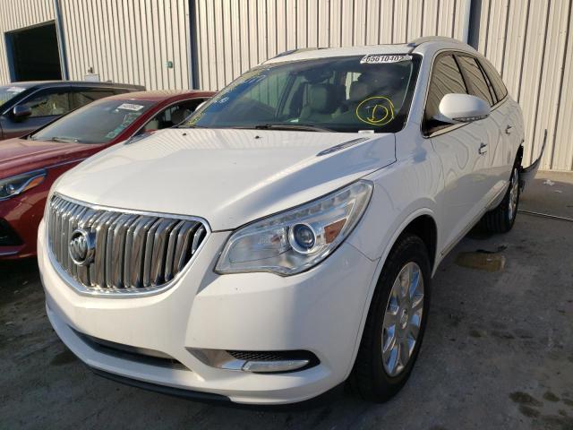 5GAKRCKD1HJ313355 - 2017 BUICK ENCLAVE WHITE photo 2