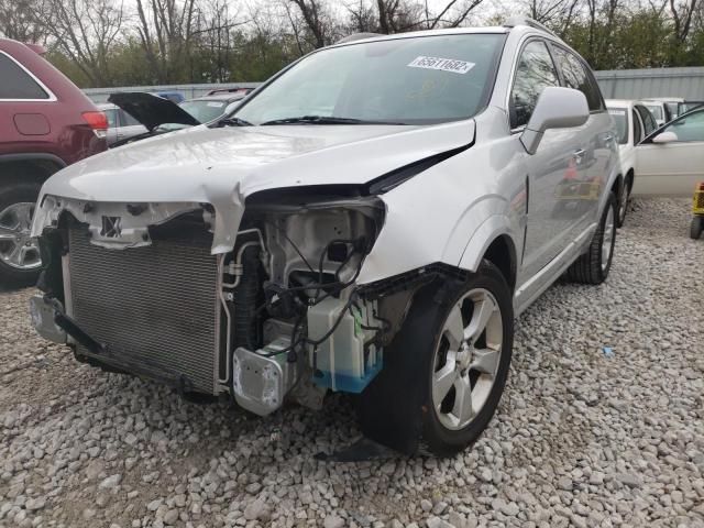 3GNAL4EK2DS538489 - 2013 CHEVROLET CAPTIVA LT SILVER photo 2