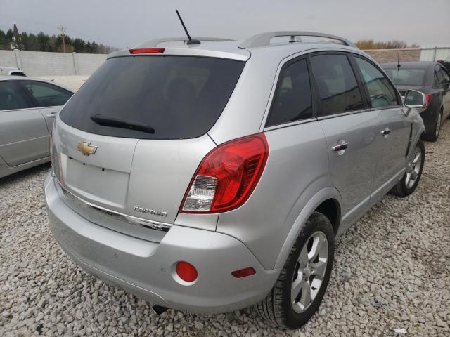 3GNAL4EK2DS538489 - 2013 CHEVROLET CAPTIVA LT SILVER photo 4