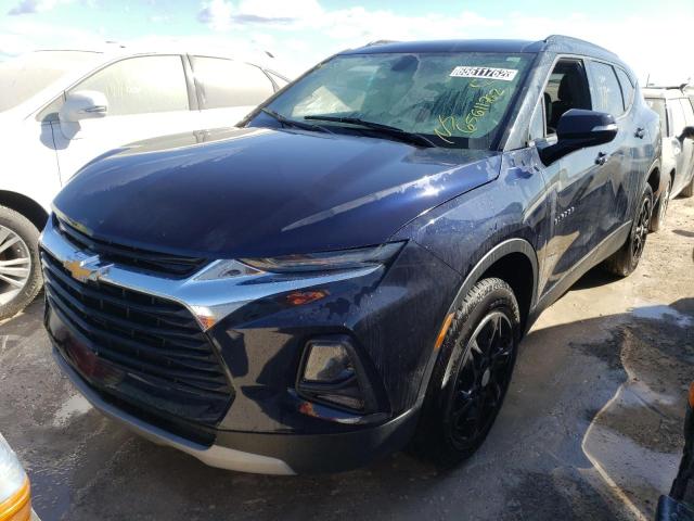 3GNKBBRA2LS636353 - 2020 CHEVROLET BLAZER 1LT BLUE photo 1