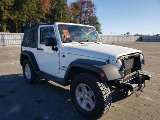1C4AJWAG3DL621494 - 2013 JEEP WRANGLER S WHITE photo 1