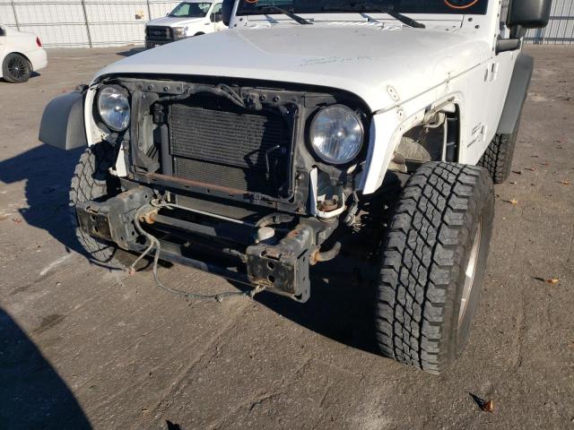 1C4AJWAG3DL621494 - 2013 JEEP WRANGLER S WHITE photo 9