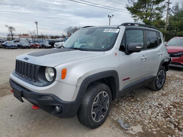 ZACCJBCB2HPE62827 - 2017 JEEP RENEGADE T SILVER photo 2