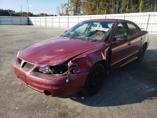 1G2NE52E45M147360 - 2005 PONTIAC GRAND AM S RED photo 2