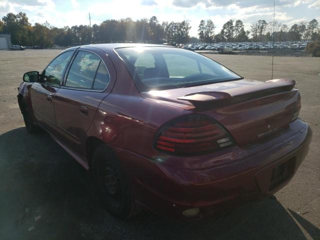 1G2NE52E45M147360 - 2005 PONTIAC GRAND AM S RED photo 3