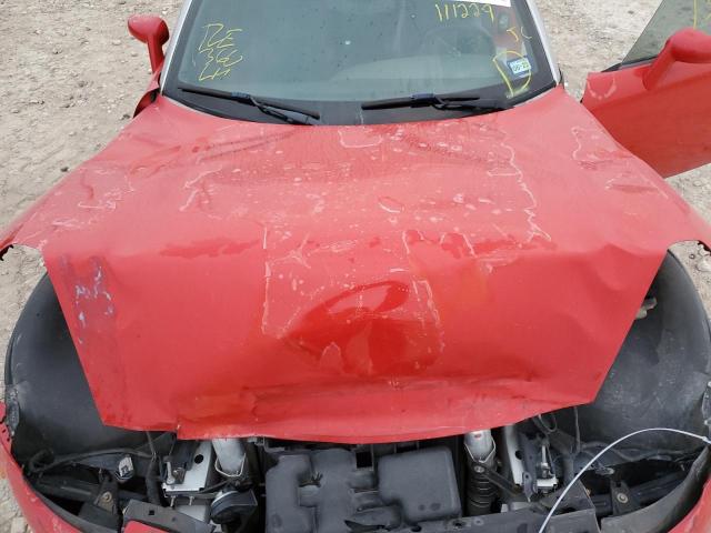 1G2MG35X78Y111229 - 2008 PONTIAC SOLSTICE G RED photo 7