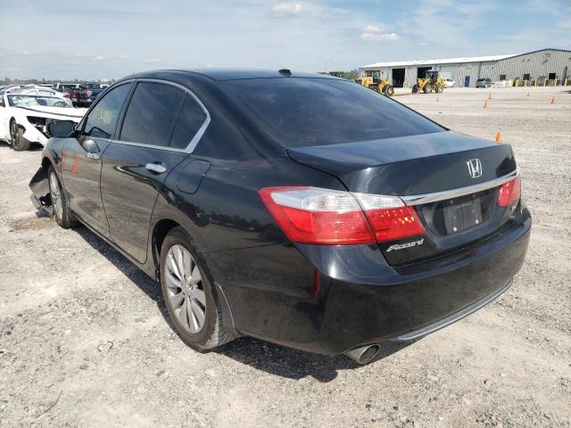 1HGCR3F85DA026208 - 2013 HONDA ACCORD EXL BLACK photo 3