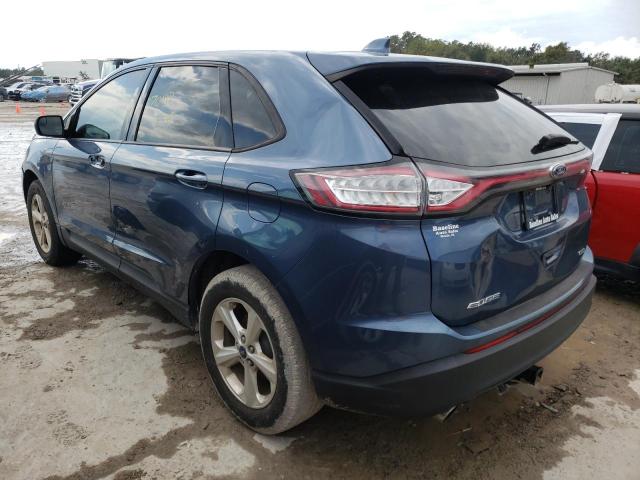 2FMPK3G9XJBC07165 - 2018 FORD EDGE SE BLUE photo 3