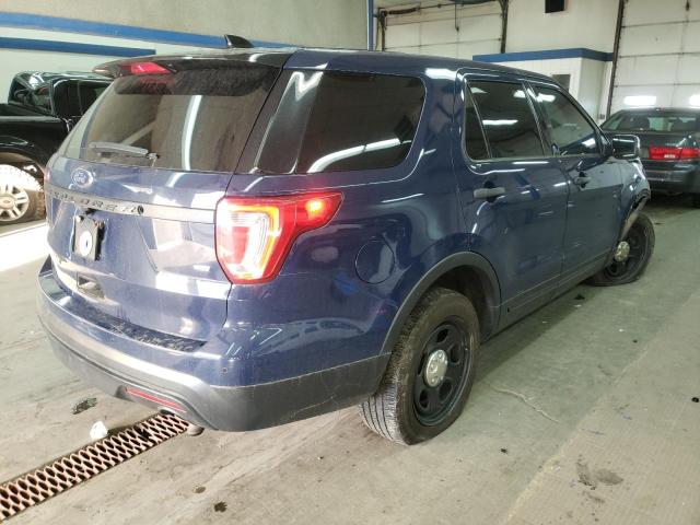 1FM5K8AR2HGC26261 - 2017 FORD EXPLORER P BLUE photo 4