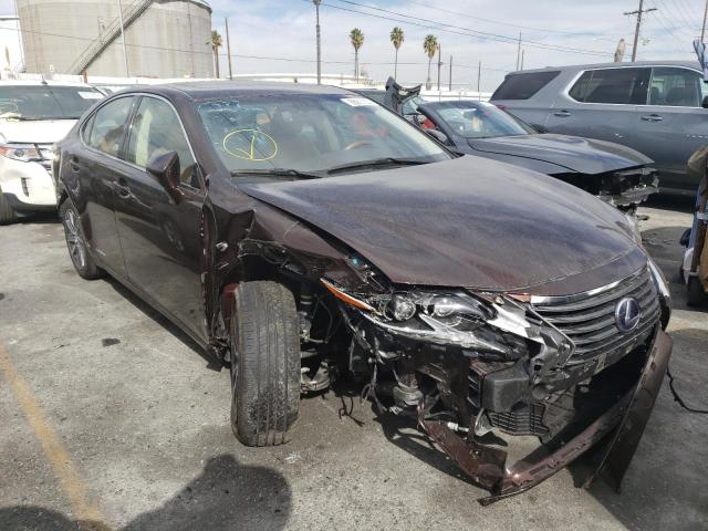 JTHBW1GG0G2121270 - 2016 LEXUS ES 300H BURGUNDY photo 1