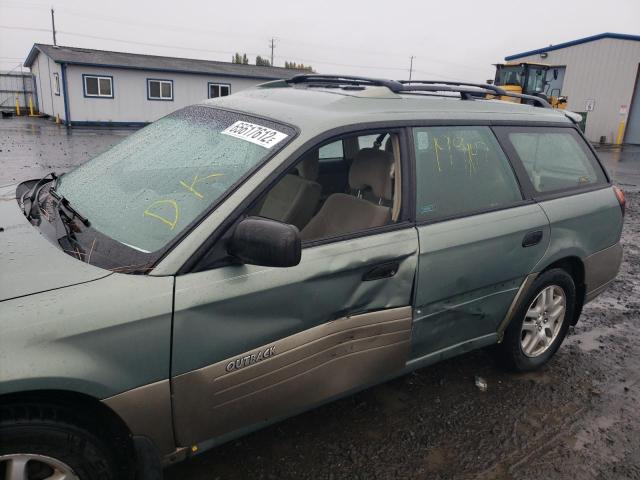 4S3BH675146613365 - 2004 SUBARU LEGACY OUT GREEN photo 9