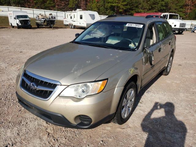 4S4BP60C087303358 - 2008 SUBARU OUTBACK GOLD photo 2