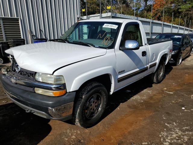 1GCEK14T2YZ131349 - 2000 CHEVROLET SILVERADO WHITE photo 2