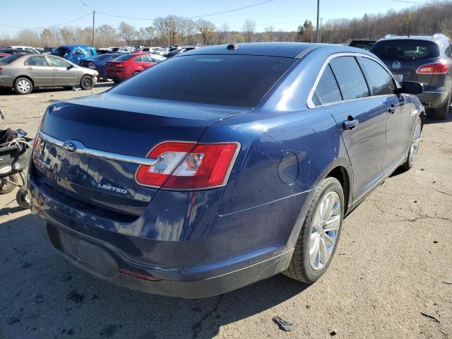 1FAHP2FW9CG142161 - 2012 FORD TAURUS LIM BLUE photo 4