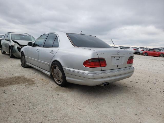 WDBJF74J11B337120 - 2001 MERCEDES-BENZ E 55 AMG SILVER photo 3