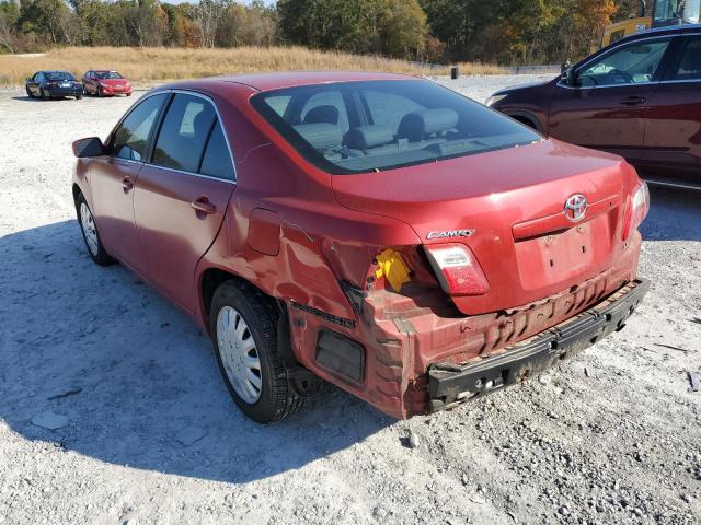4T1BE46K09U356413 - 2009 TOYOTA CAMRY BASE RED photo 3